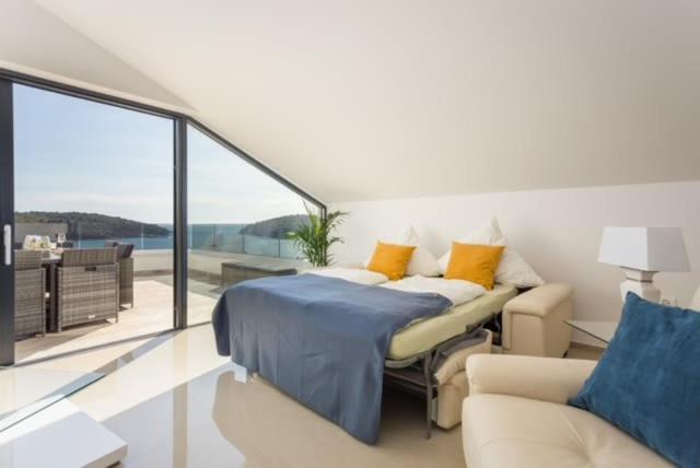 Luxury Apartment Anto With Sea View And Balcony 班约勒 外观 照片